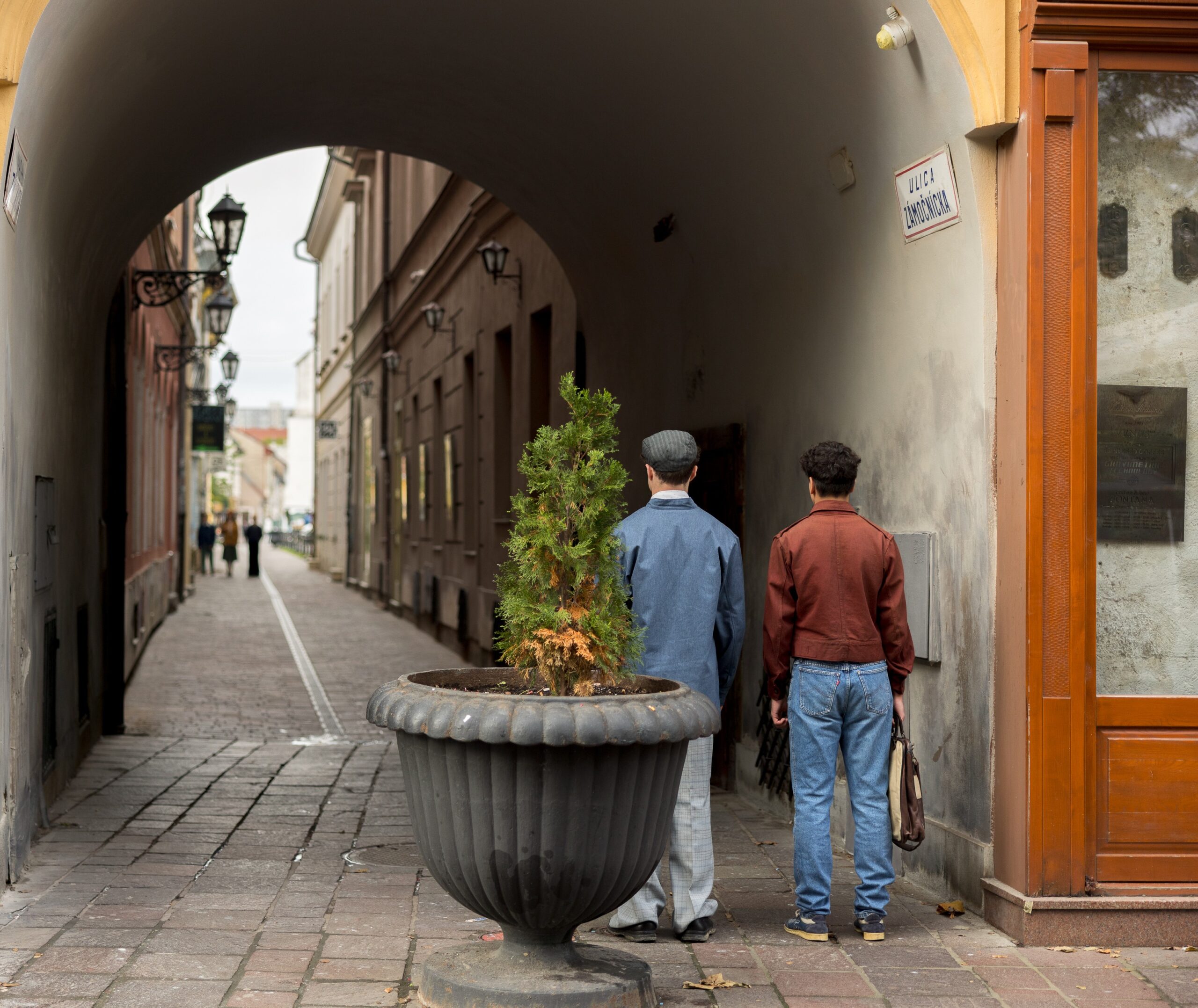 Záber z nakrúcania filmu Potopa